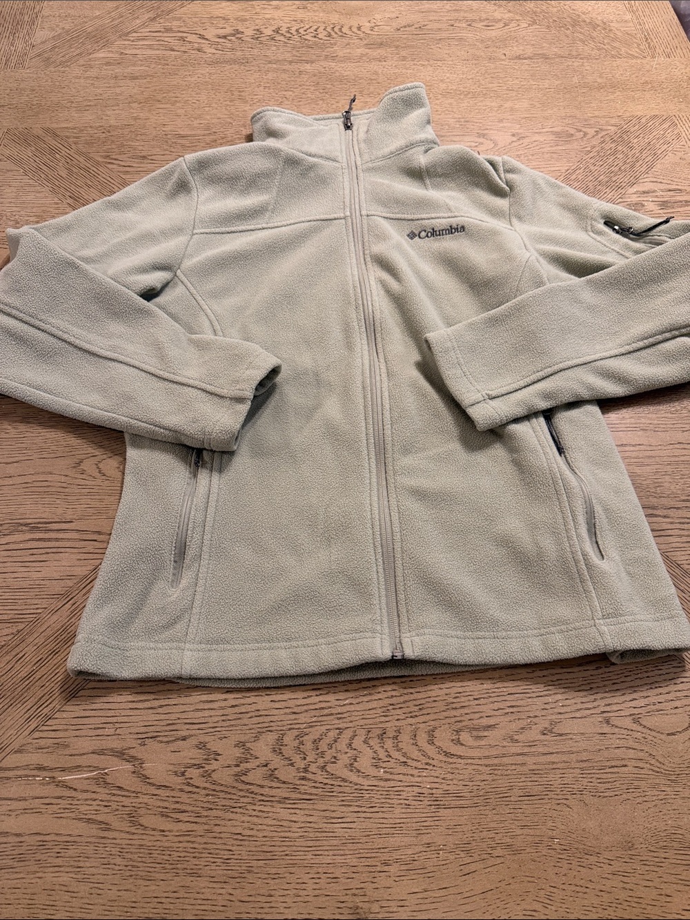 Columbia fleece zip up l